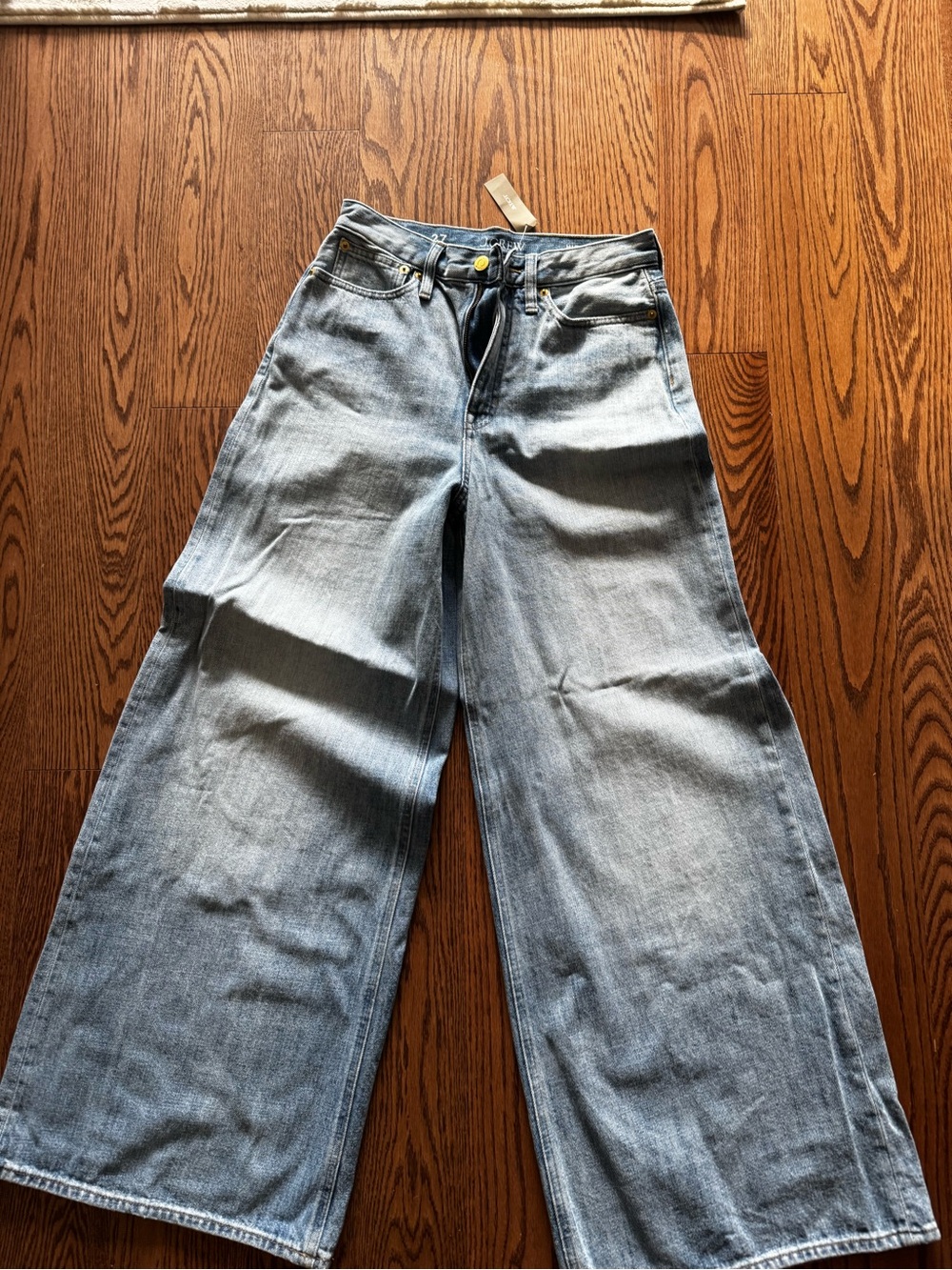 J. Crew Light Blue Wide-Leg Jeans (27) - Picture 2 of 4